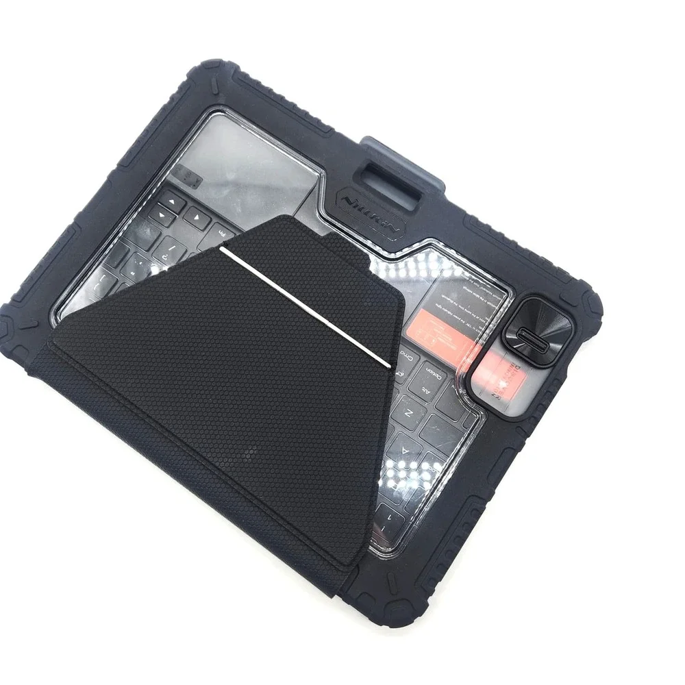 iPad Pro 11 iPad Air 5 4 Case with Keyboard Trackpad Backlit Nillkin Black‎